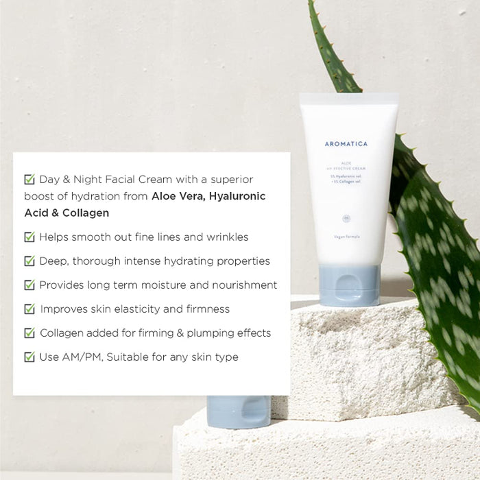 Aloe Hy-ffective Cream - Korean-Skincare