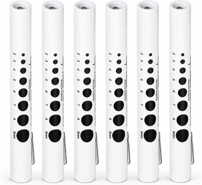 Bovie Disposable Penlight with Pupil Gauge, 6 Count - 66RN-Single - LL Medico