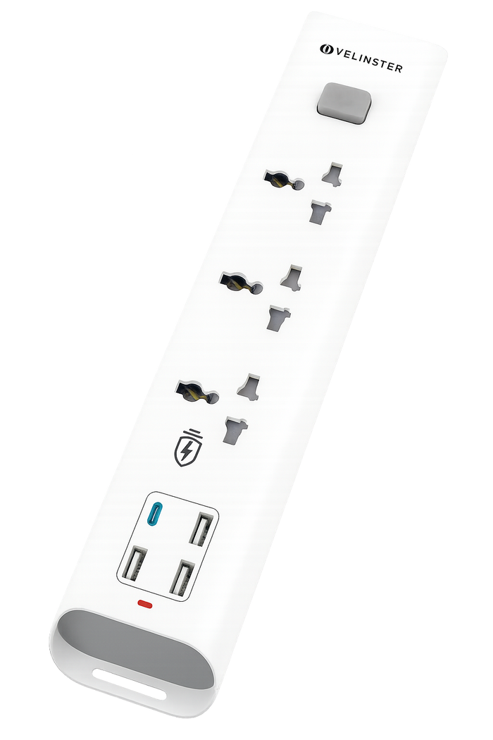Ellington LUCA (3 Way Multi Extension Surge) - White - Office R Us Lagos