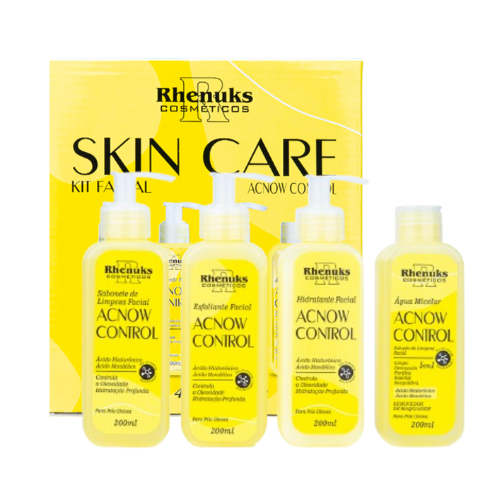Kit Skincare Acnow Control Rhenuks Cosméticos