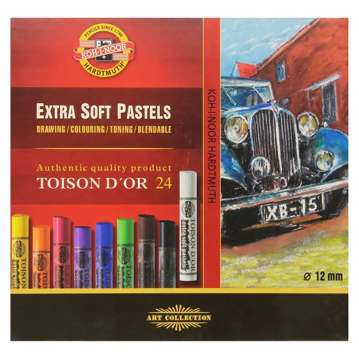 Koh-I-Noor Koh-I-Noor Artists Extra Soft Pastels 24 Pack SG Education
