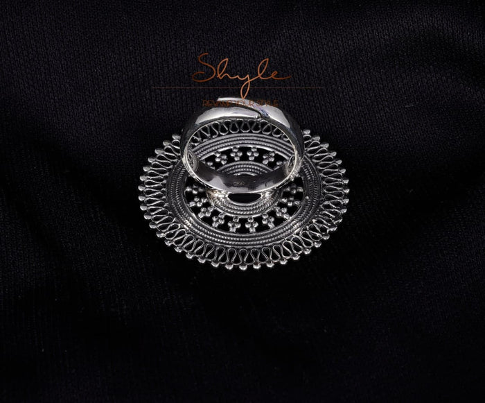 Moh Chakra Cocktail Ring
