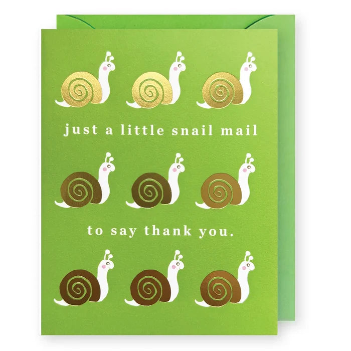 Snail Mail Thank You Card