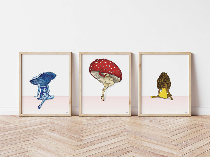 "Tantalizing Trio" Set of Three 8x10" Wall Hangings/Prints