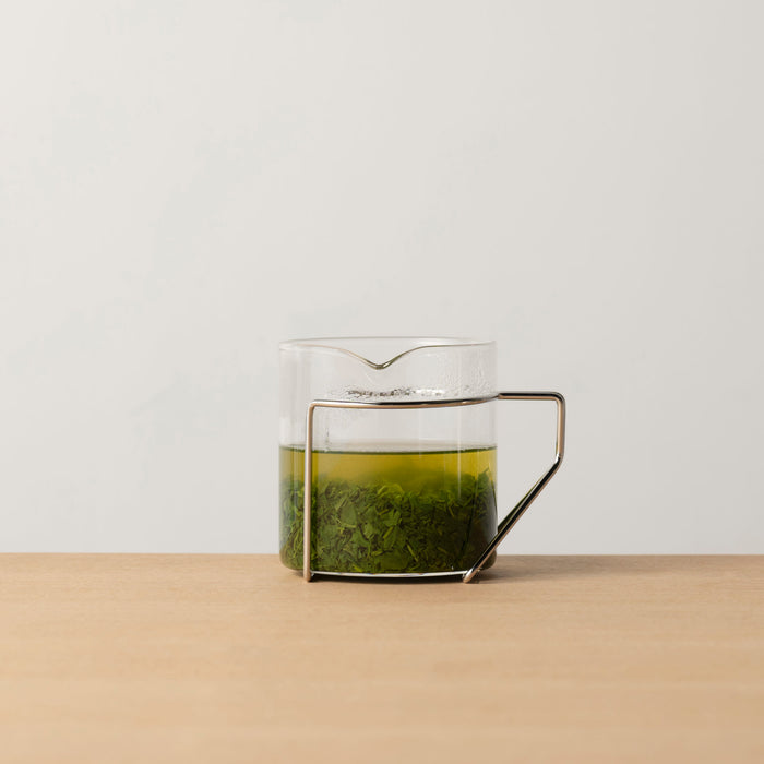 Three Snow: Tea Strainer and Glass Kyusu Set (Gold)