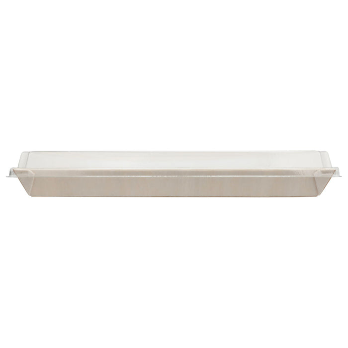 11"x15"x1" Extra Large Balsa Wood Tray with Clear PET Lid