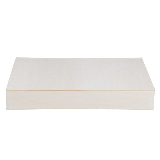 11"x15"x2" Large Balsa Wood Collapsible Box with Attached Lid