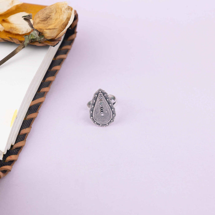 Adya Intricate Drop Ring