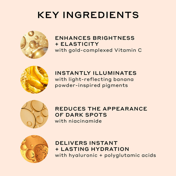Banana Bright+ Instant Glow Moisturizer with Vitamin C and Niacinamide