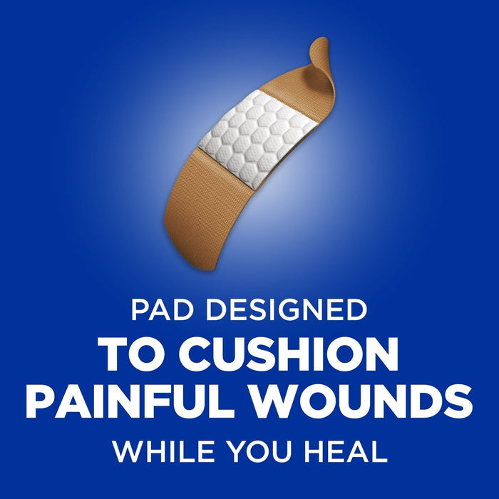 Band-Aid Flexible Fabric Adhesive Bandages, Sterile, All One Size, 3/4" x 3", Box of 30