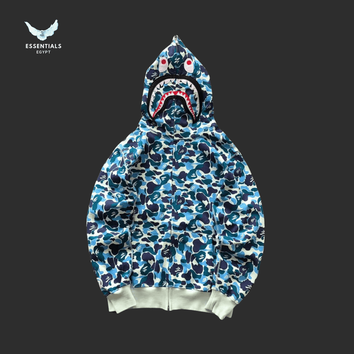BAPE Shark Hoodie – Forest Edition - ESSENTIALS EGYPT