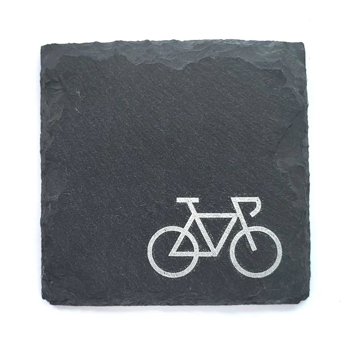 Bike Slate Coaster