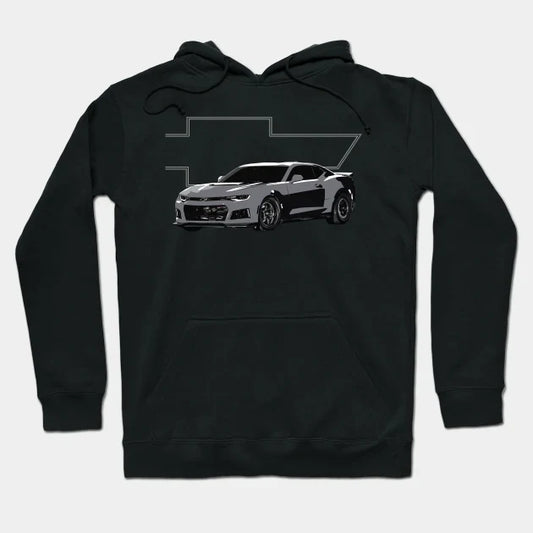 Black 6Th Gen 1Le Ss Zl1 Hoodie