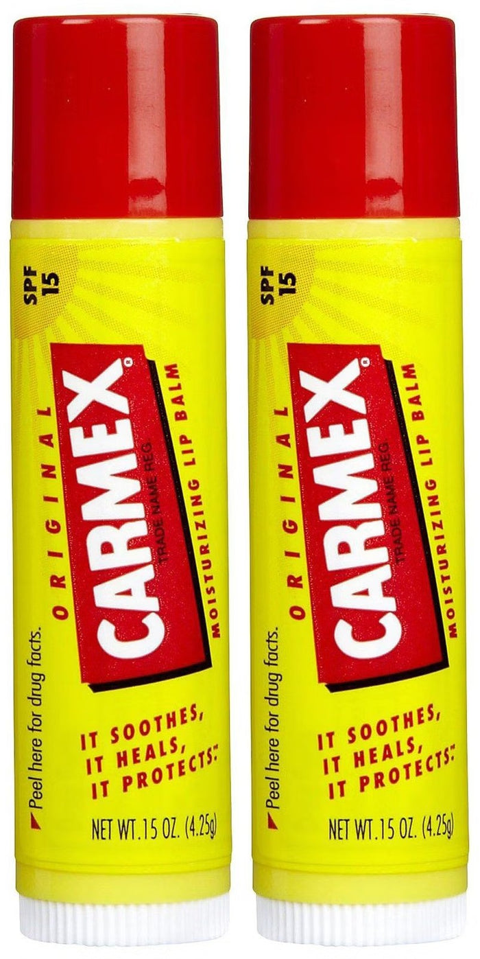 Carmex Minis Moisturizing Lip Balm SPF 15 Tubes, Assorted Flavors, 0.18 oz Each