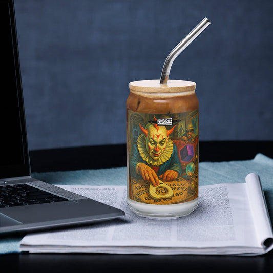 CLOWN FRUIT 2025 COLLECTIBLE GLASS : Optional Lid & Metal Straw! - Phoenix Artisan Accoutrements