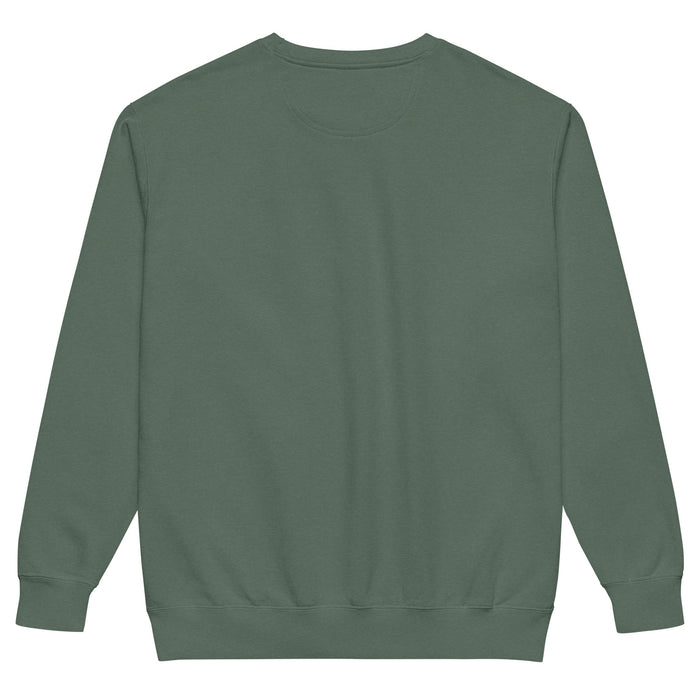 Clown Fruit “COLLEGE OF CHAOS” SWEATSHIRT | garment-dyed sweatshirt - Phoenix Artisan Accoutrements