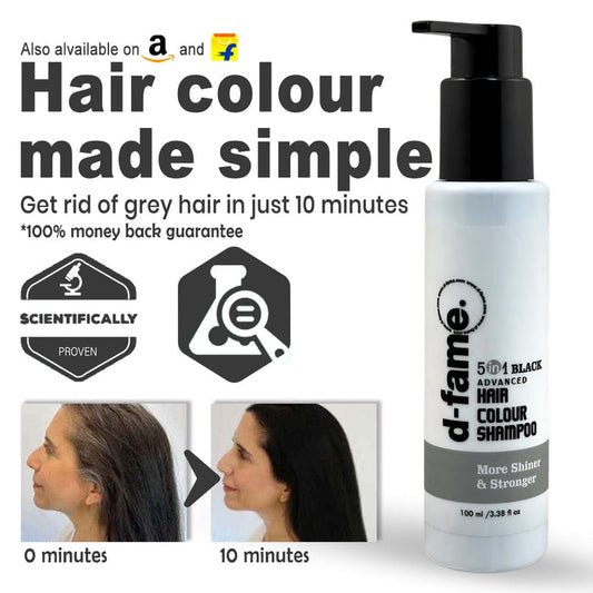 black hair colour shampoo