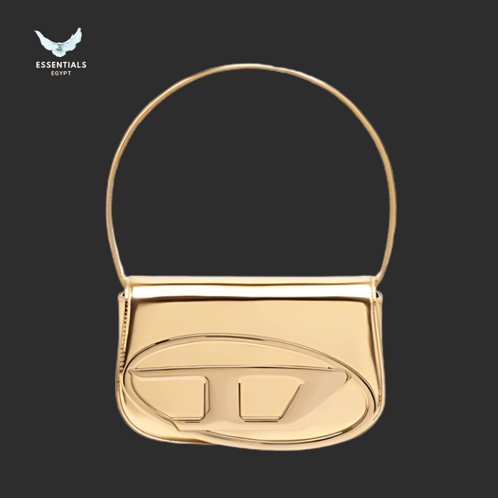 Diesel 1DR Shoulder Bag – Gold Mirrored Leather - ESSENTIALS EGYPT