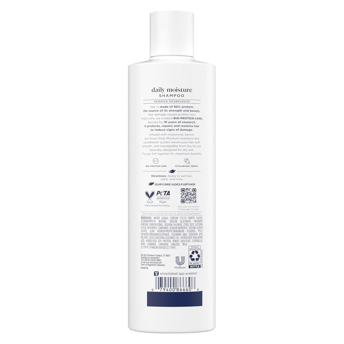 Dove Daily Moisture Damage Therapy Shampoo, 12 fl oz