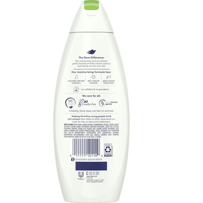 Dove Refresh Body Wash, Cucumber Green Tea, 11 oz - 01111112114-Single - LL Medico
