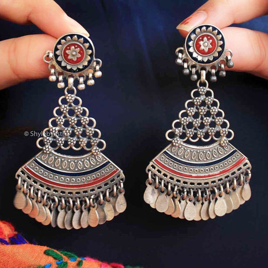 Dulari Handpainted Classic Earrings