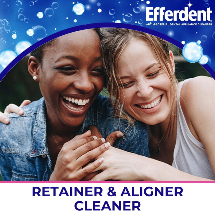 Efferdent Complete Clean Anti-Bacterial Dental Appliance Cleanser Tablets, Box of 44