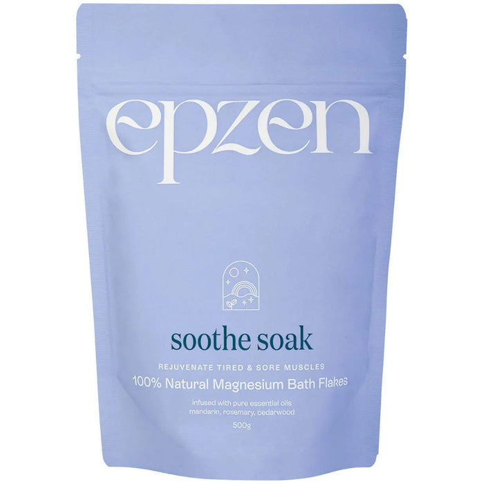 Epzen Magnesium Bath Flakes Soothe Soak 500g