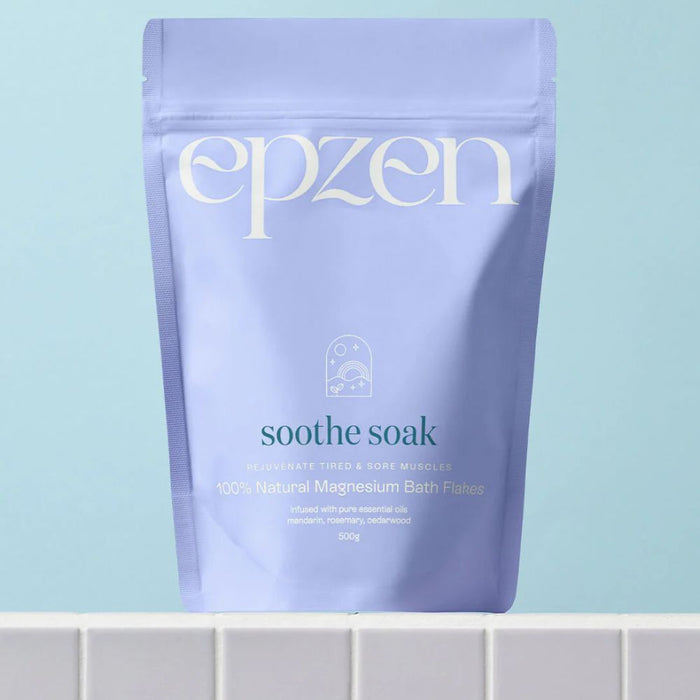 Epzen Magnesium Bath Flakes Soothe Soak 500g