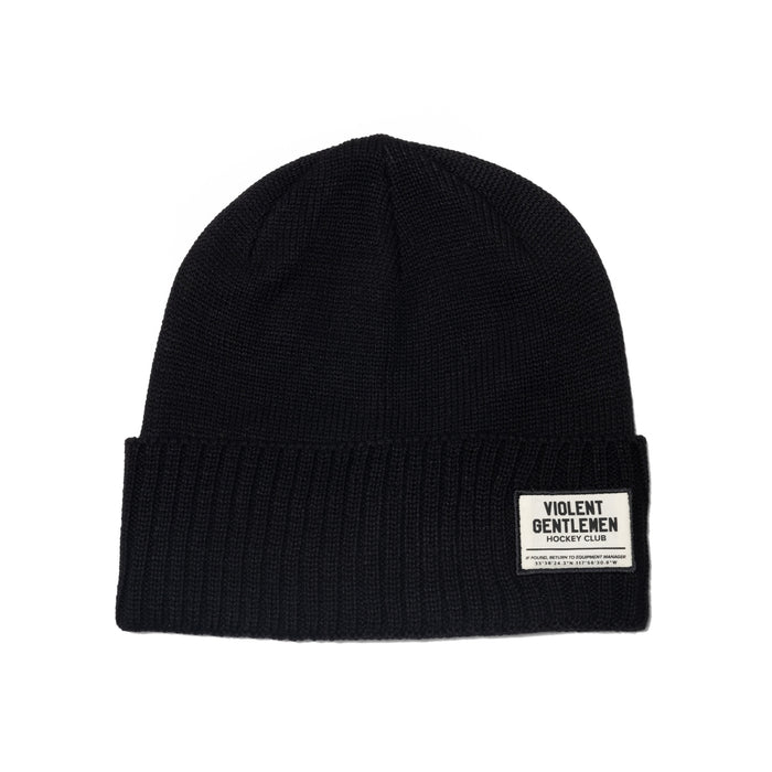 Hockey Game Day Beanie - - Beanies - Violent Gentlemen Hockey Lifestyle | Built by Fans for Fans | Perfect Gift for hockey fan or hockey players that live in the hockey culture