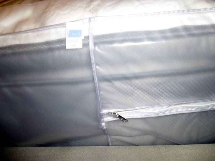 Gary Heavy Duty Plastic Mattress Cover Protector, California King - GMC-CAL-KING-ELASTIC-MILKY7-8 - LL Medico