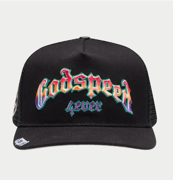 GODSPEED Forever Gradient Orange and Purple Trucker Snap Back