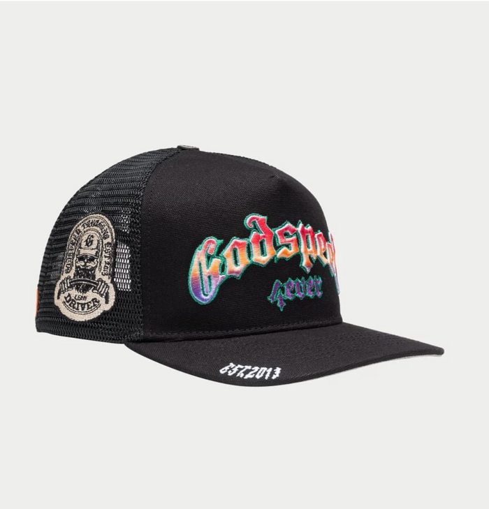 GODSPEED Forever Gradient Orange and Purple Trucker Snap Back