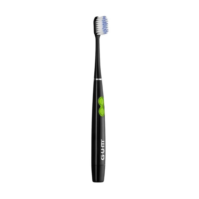GUM Sonic Daily Battery Toothbrush - Black, Electric Toothbrushes