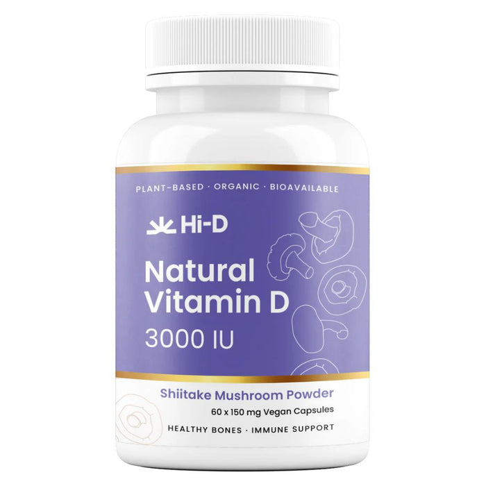 Hi-D Natural Vitamin D 3000 IU 60 Caps