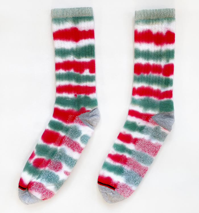 holiday Tie-Dye Dressy Socks