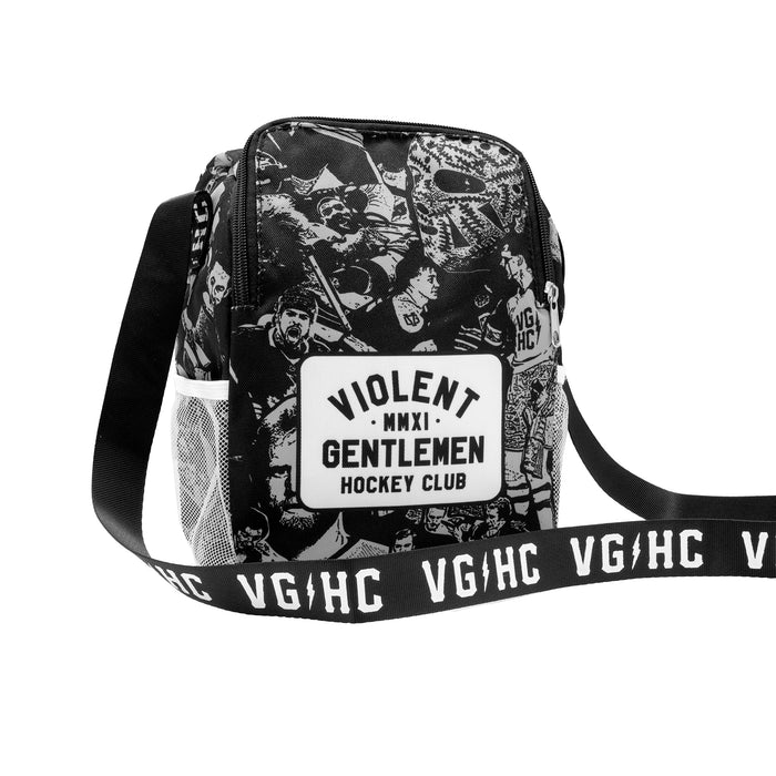 Hockey Insulated Lunch Bag - - Accessories - Violent Gentlemen Hockey Lifestyle | Built by Fans for Fans | Perfect Gift for hockey fan or hockey players that live in the hockey culture