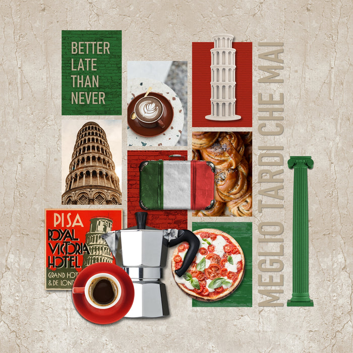 Italian Adventure Digital Scrapbook Kit