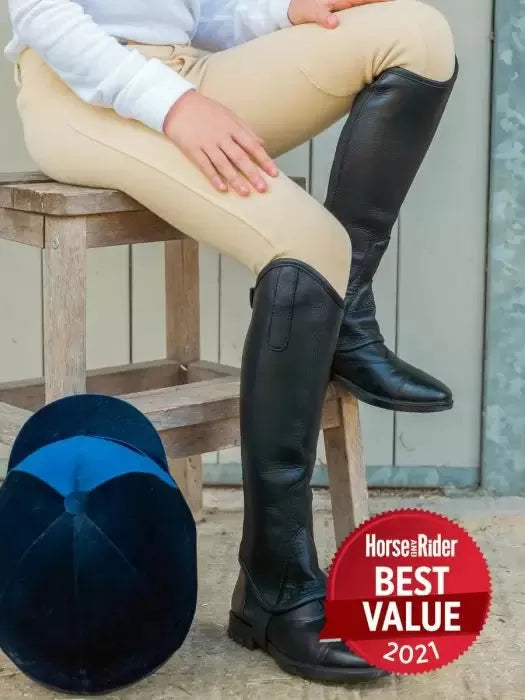 Just Chaps Child's Saltos Leather Gaiters