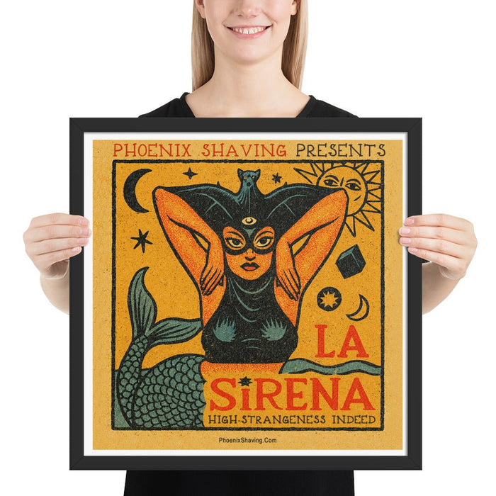 La Sirena Collectible Sci-Fi Framed Print | Available in Multiple Sizes! - Phoenix Artisan Accoutrements