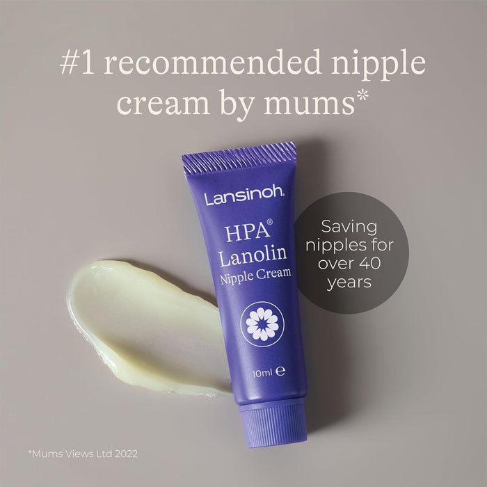 Lansinoh HPA Lanolin Nipple Cream, Unscented, 10 mL