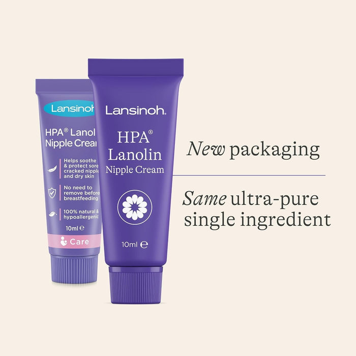 Lansinoh HPA Lanolin Nipple Cream, Unscented, 10 mL