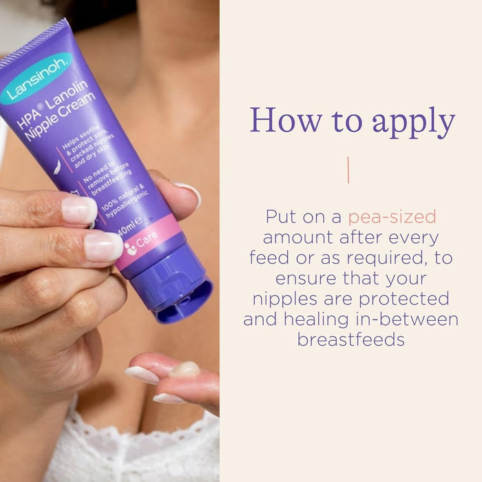 Lansinoh HPA Lanolin Nipple Cream, Unscented, 10 mL