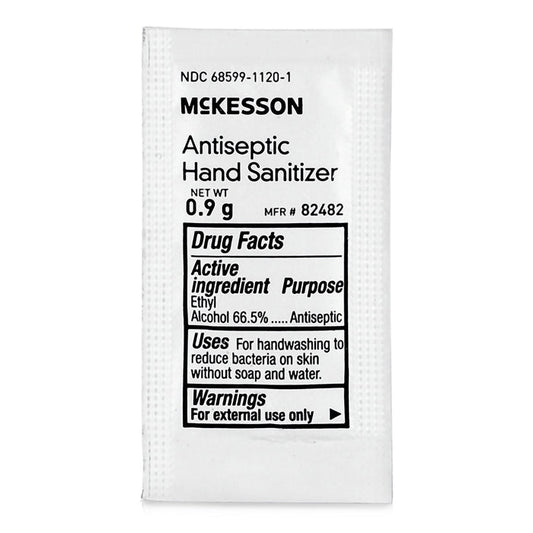 McKesson Antiseptic Hand Sanitizer Gel, 0.9 g