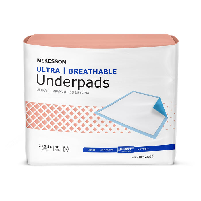McKesson Breathable Underpads, Ultra - UPHV2336-Pack - LL Medico