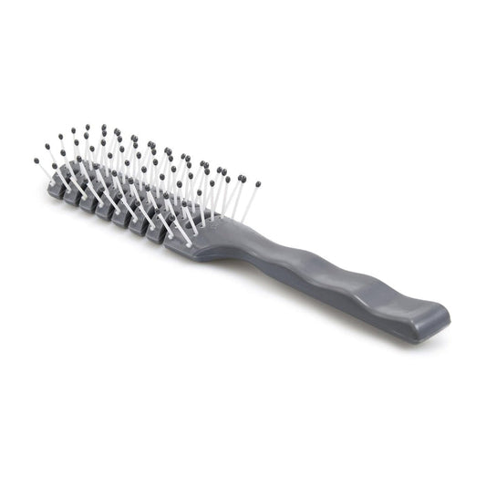 McKesson Hair Brush Gray Plastic Vented, 7.5", 63 Bristles