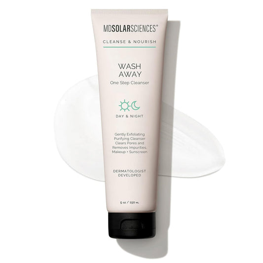 MDSolarSciences Wash Away One Step Cleanser, Unscented, 5 oz