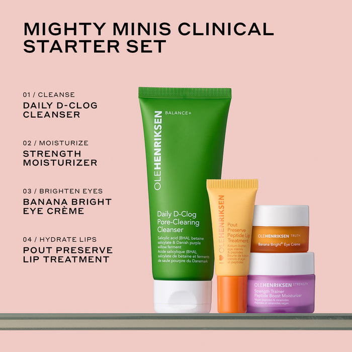 Mighty Minis Clinical Skincare Starter Set