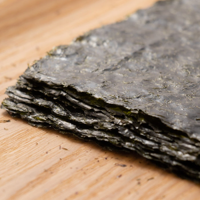 Mikuniya’s Aonori Yakinori Seaweed Sheet for Sushi - Premium Grade 10 pcs - 焼青混海苔 推奨