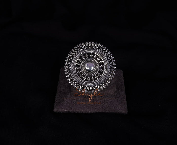 Moh Chakra Cocktail Ring