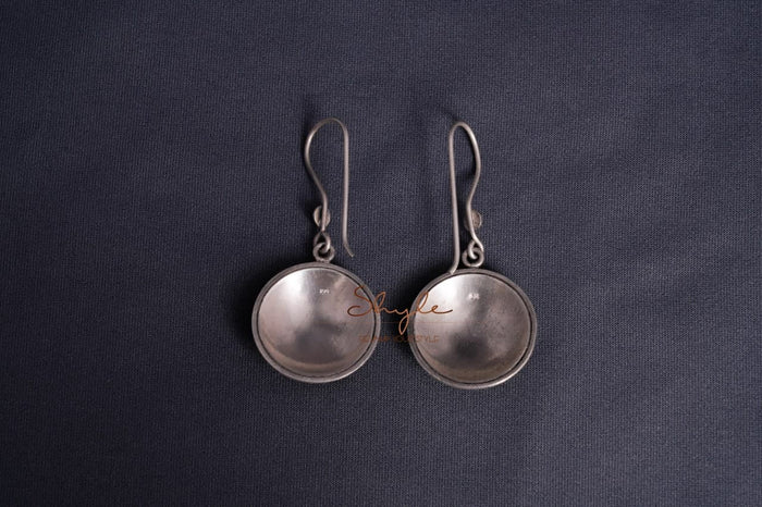 Moh Petal Intricate fish hook earrings